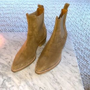 Amiri Camel Suede Boots